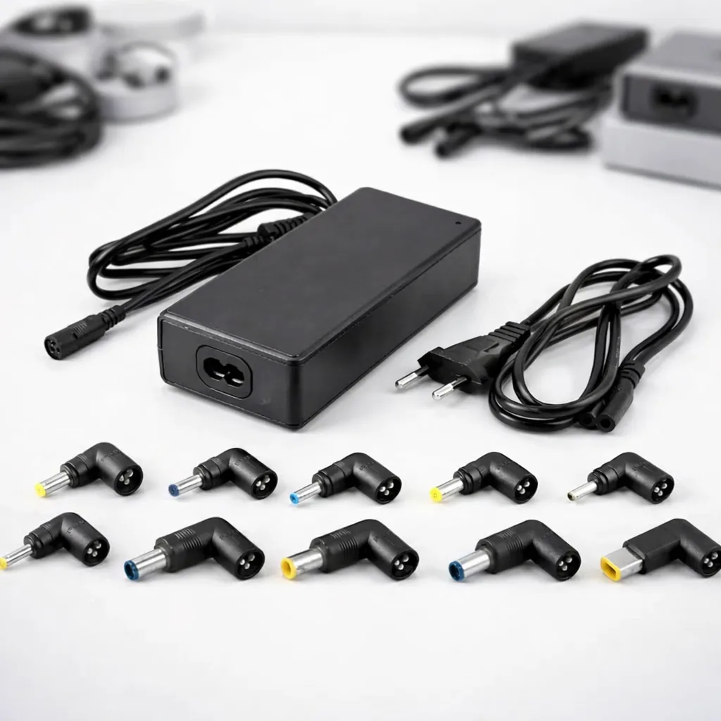 Univerzalni punjač za laptop 90W – 9 priključaka, USB QC 3.0, 18.5–20V
