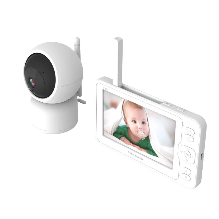 Slika 2 - Wi-Fi Baby Kamera sa Monitorom 5" – Full HD 1080p, Noćni Vid, Dvosmerna Audio Komunikacija