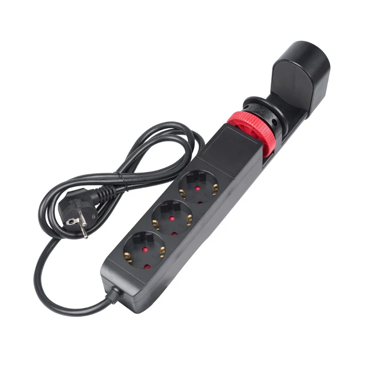 Slika 4 - Produžni razvodnik PROSTO sa 3 šuko utičnice, 2x USB + USB-C, kabl 1.5 m, prekidač i zaštita za decu. Idealno za dom i kancelariju.