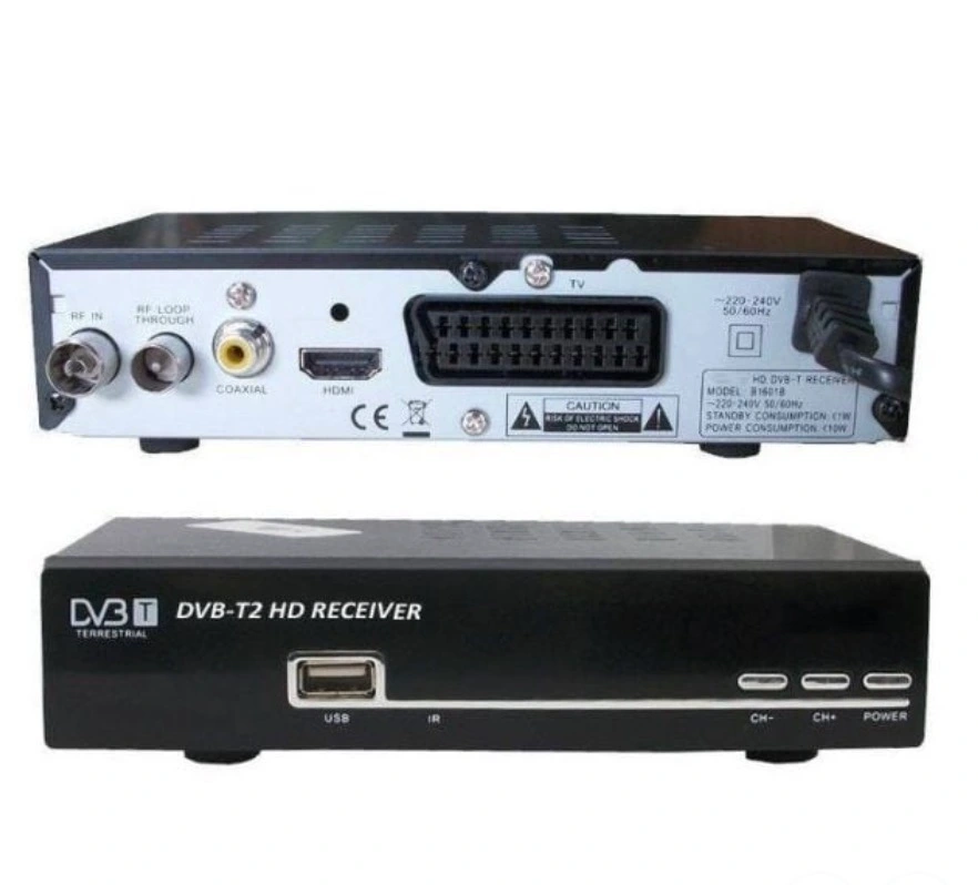 Slika 2 - Set-Top Box DTV 202 BEAR – DVB-T2 Risiver sa HDMI i SCART priključkom, Full HD, USB PVR snimanje